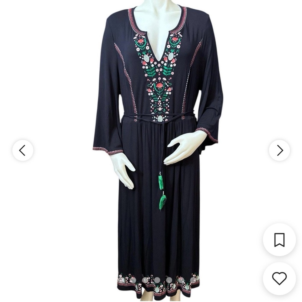 Embroidered Boden Midi Dress